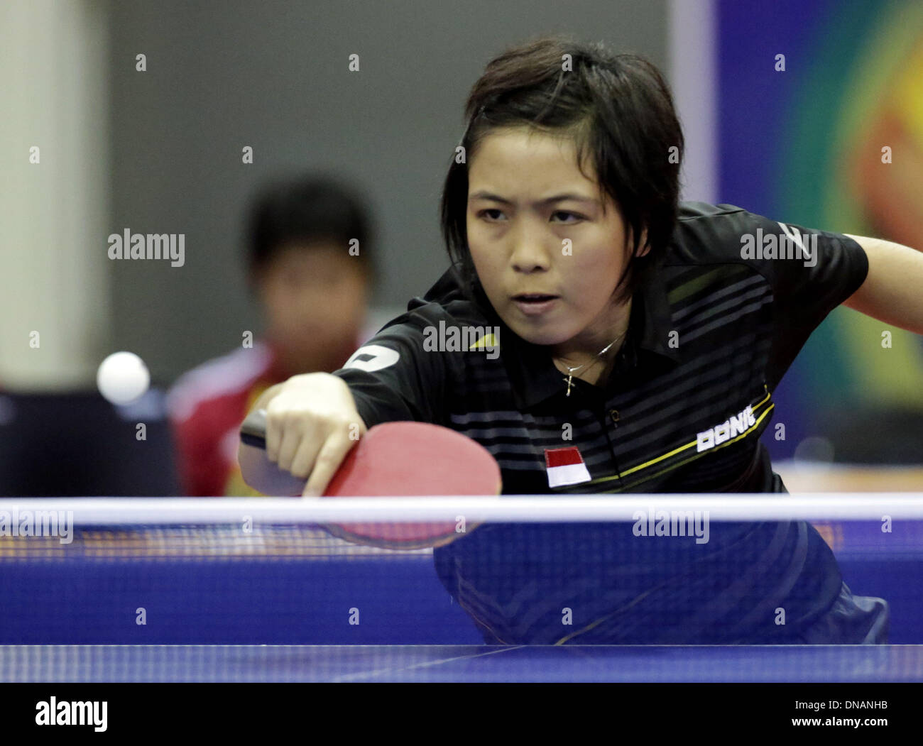 Nay Pyi Taw, Myanmar. 20th Dec, 2013. Stella Priska Palit of Indonesia