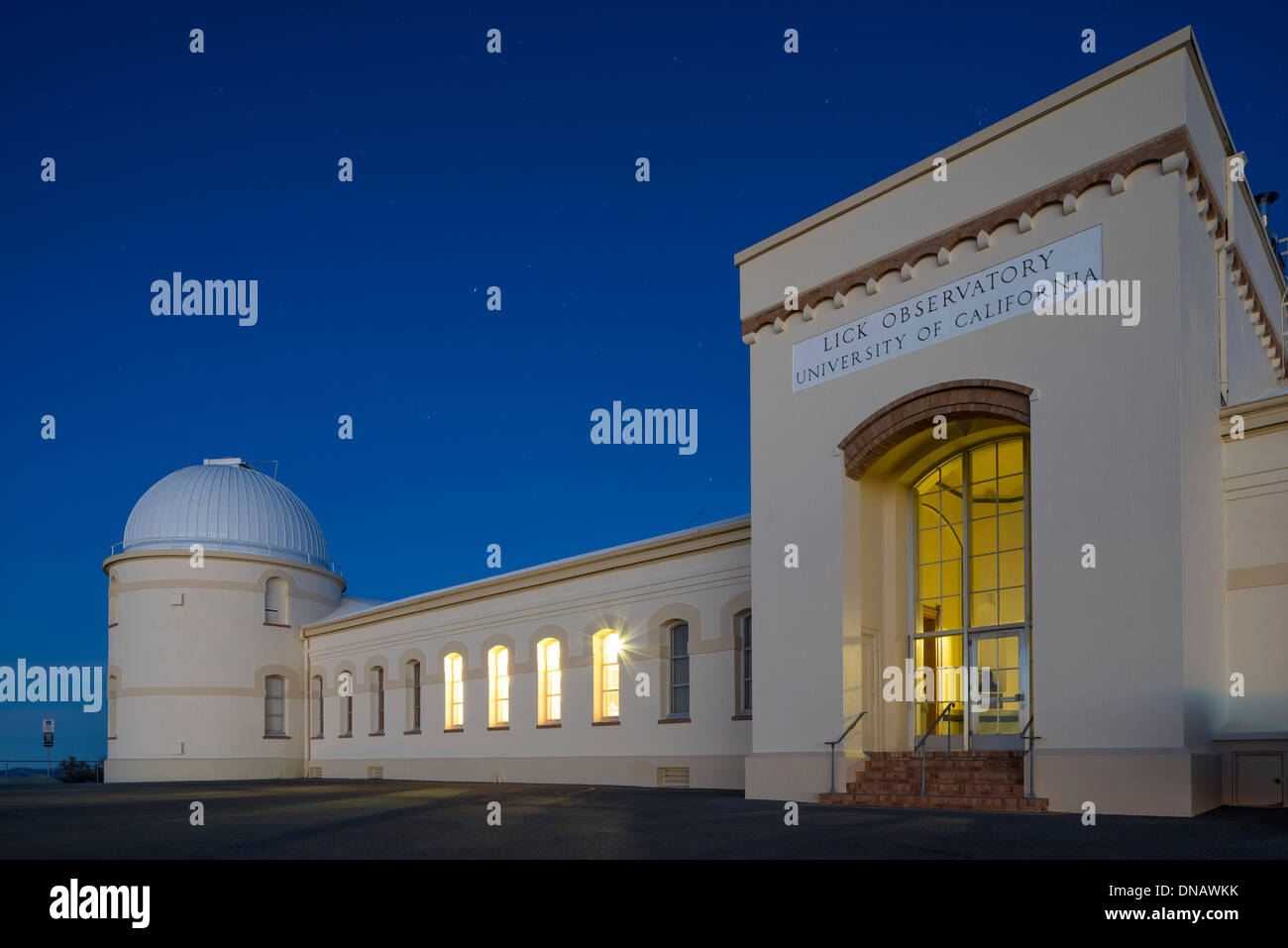 University of California Lick Observatory. Stock Photo