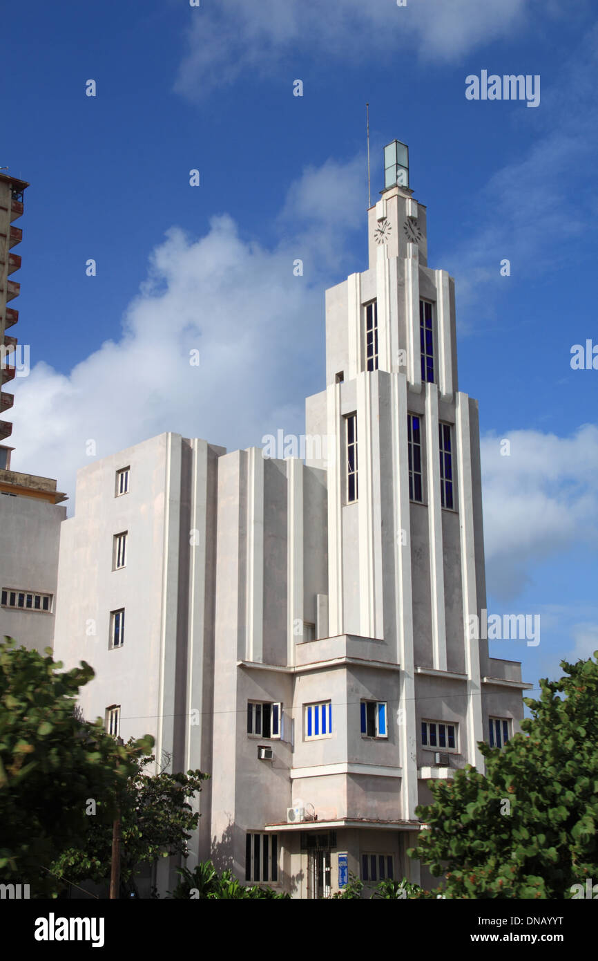 Casa de las Américas cultural centre, Avenida de los Presidentes, Vedado, Havana, Cuba, Caribbean Sea, Central America Stock Photo