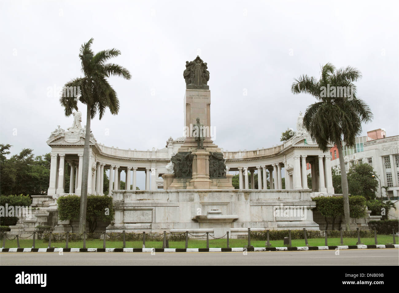 Monumento a José Miguel Gómez, Vedado, Havana, Cuba, Caribbean Sea, Central America Stock Photo