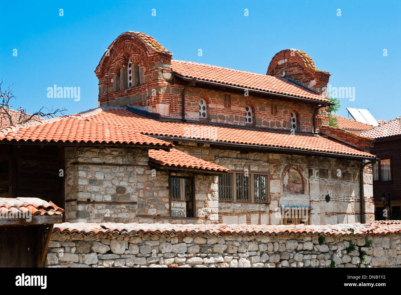 St. Stephen's Church (New Metropolitan). Bulgaria. Nessebar. Stock Photo