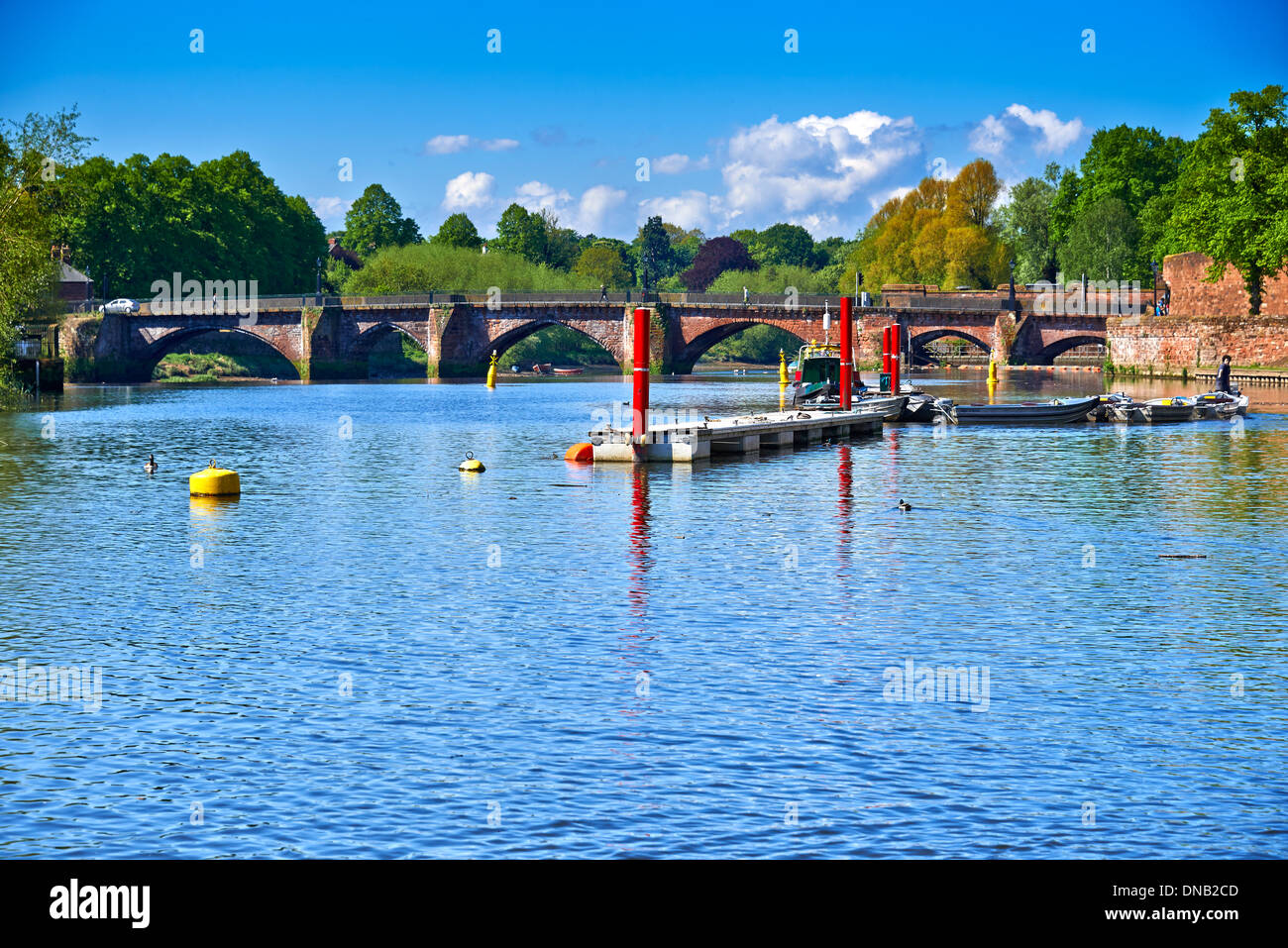 The River Dee Chester North West England Stock Photo