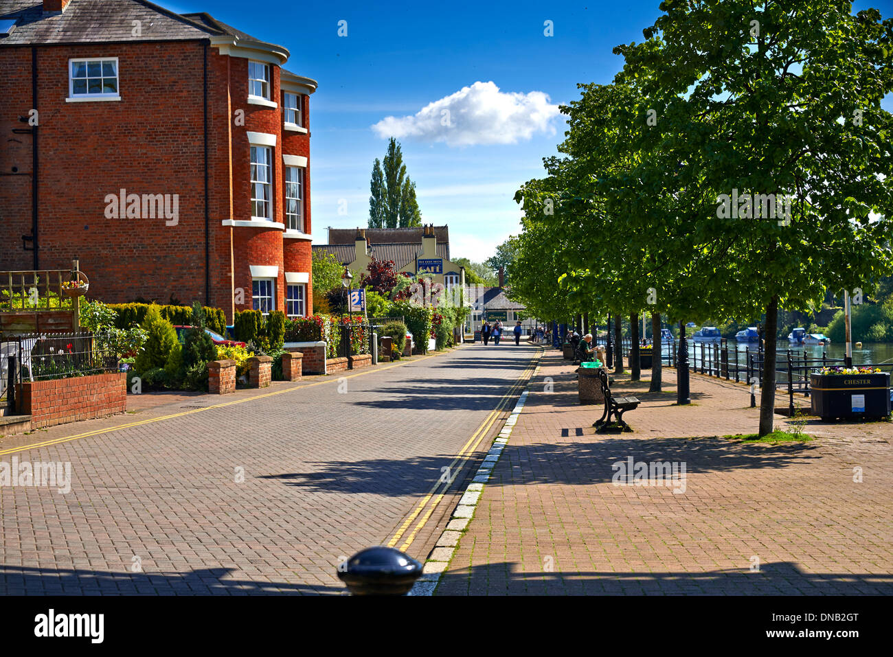 The River Dee Chester North West England Stock Photo