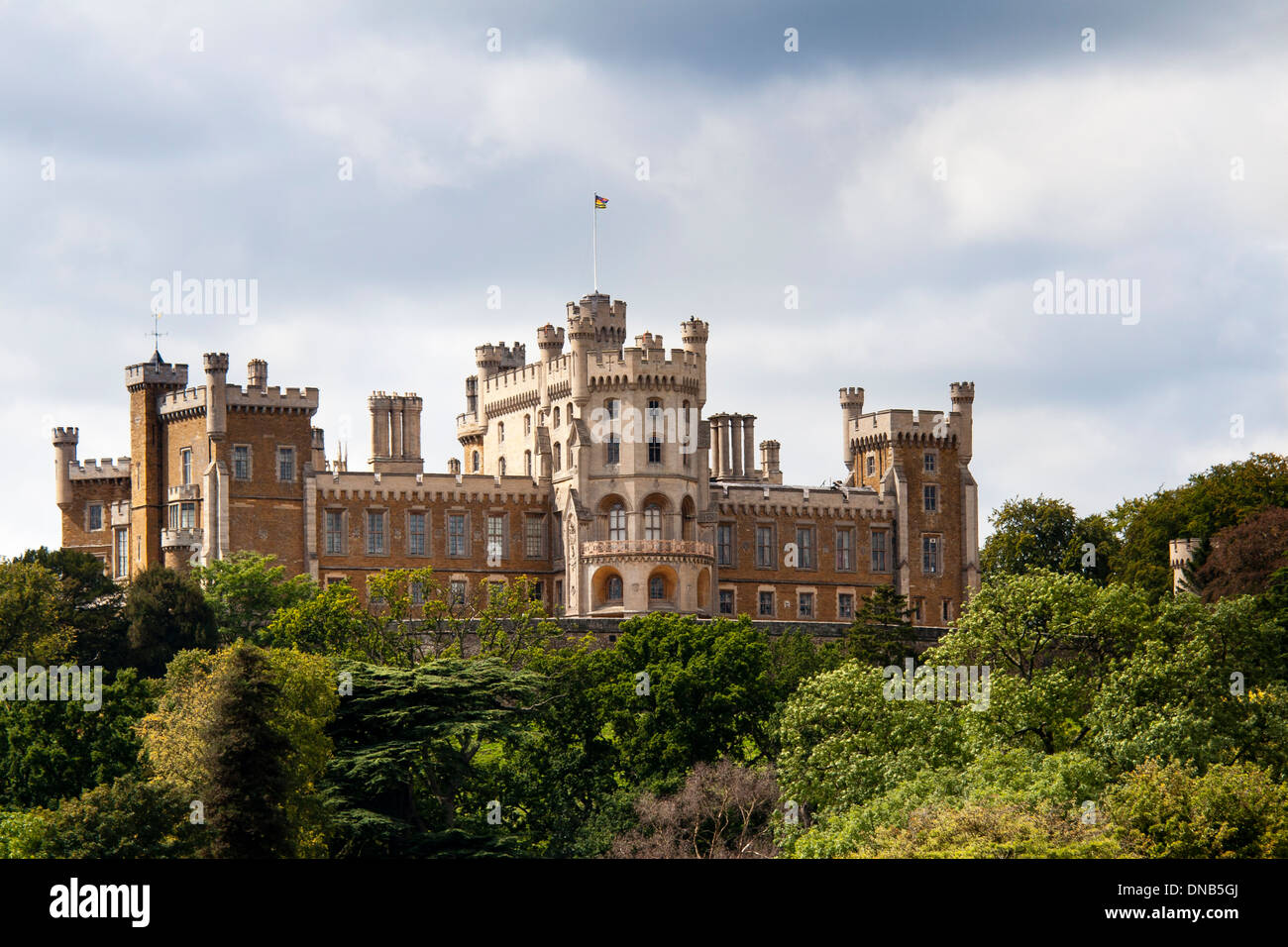 Belvoir Castle Stock Photo