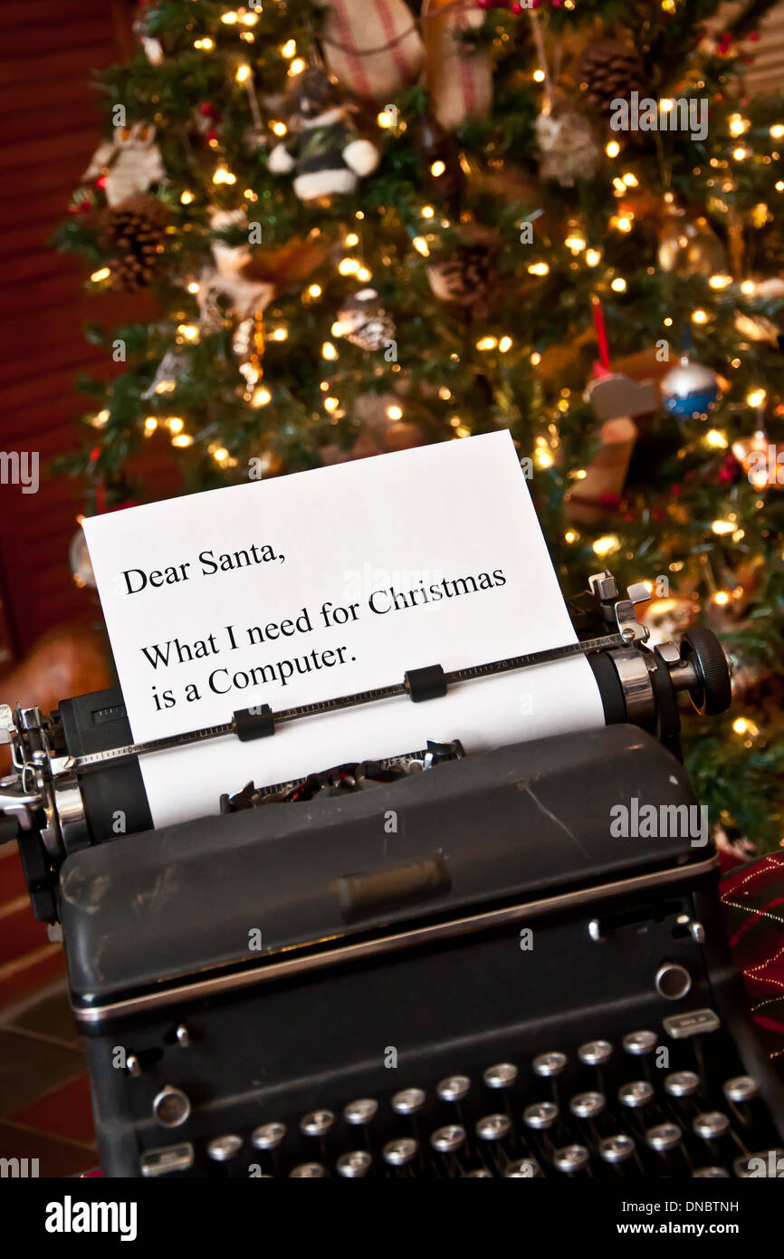 Note for Santa Stock Photo - Alamy