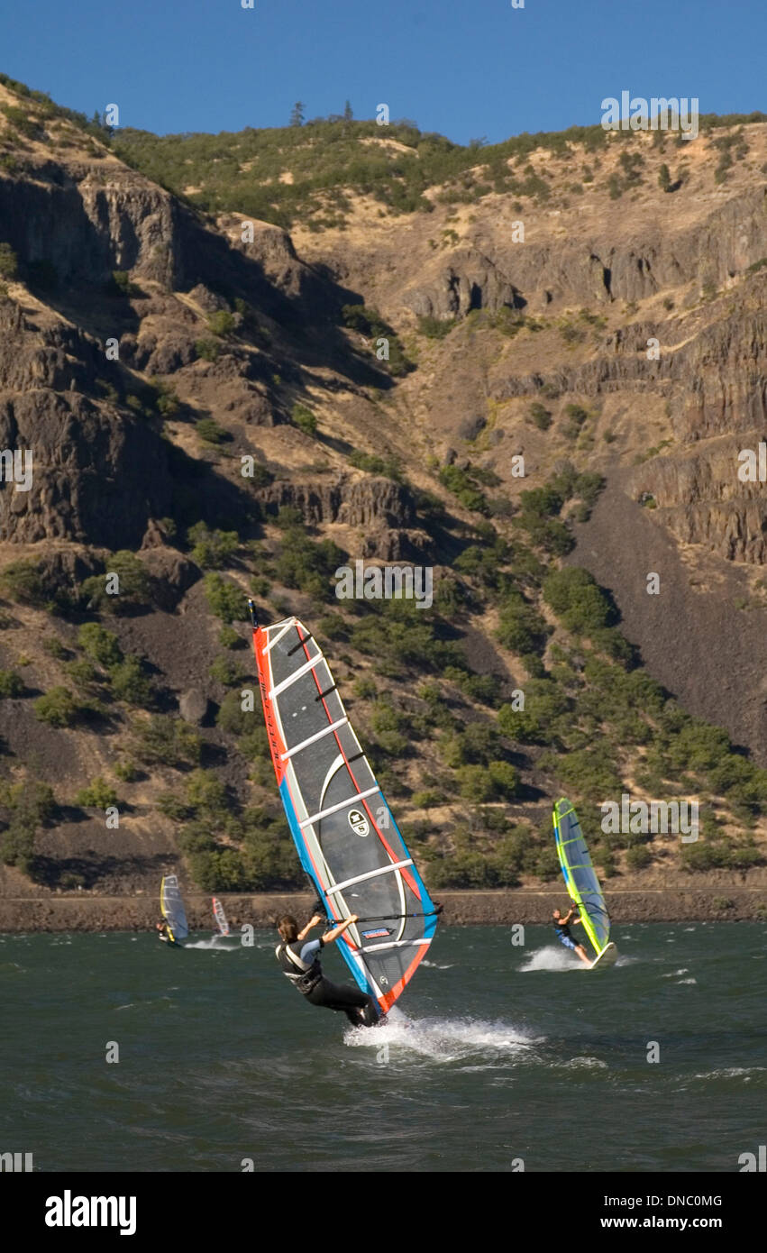 Windsurfing, Mayer State Park, Columbia River National Scenic