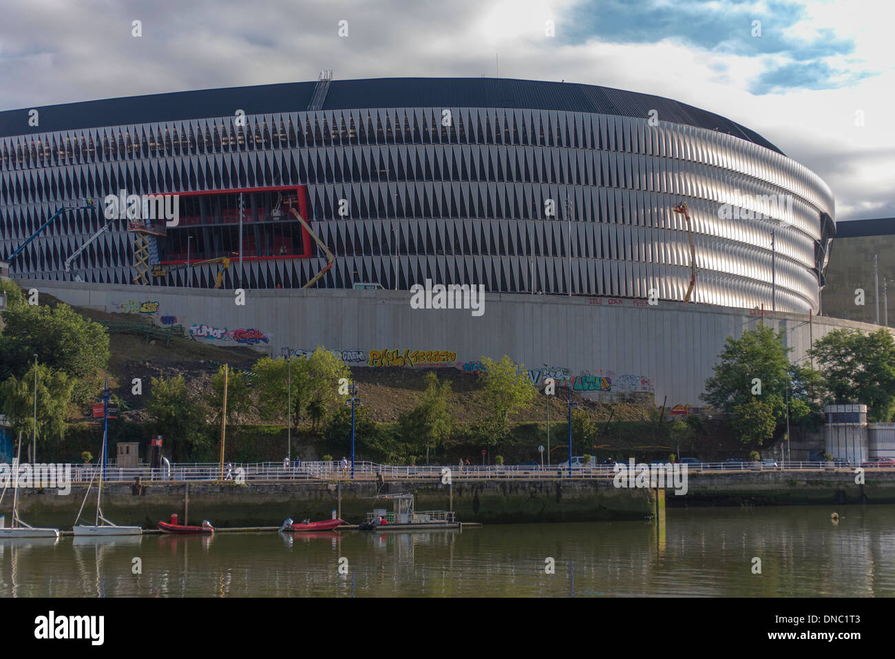 Athletic Club De Bilbao Stadium San Mames Bilbao Basque Country Spain Stock Photo Alamy