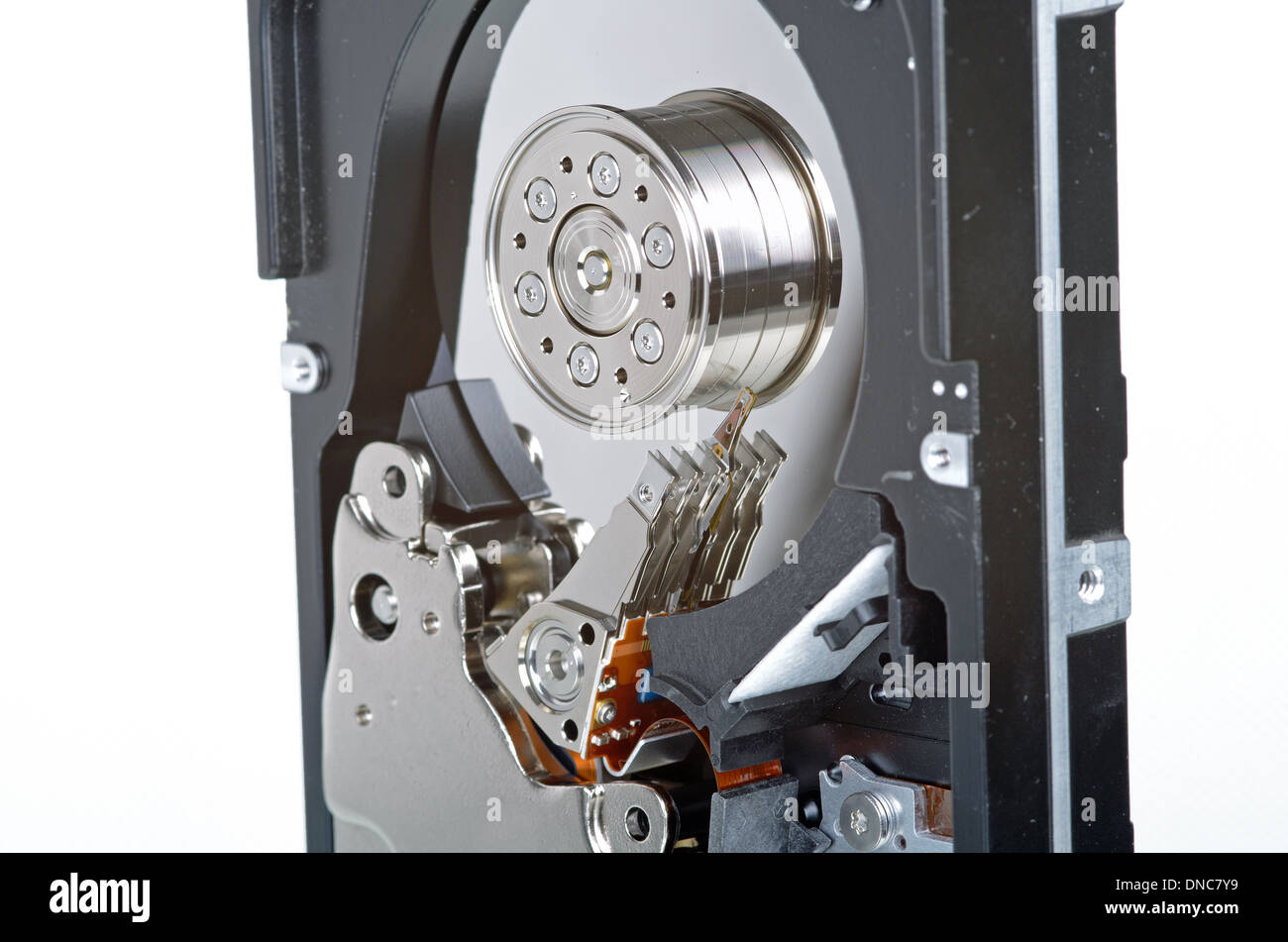 Photo of hard drive on white background Stock Photo - Alamy