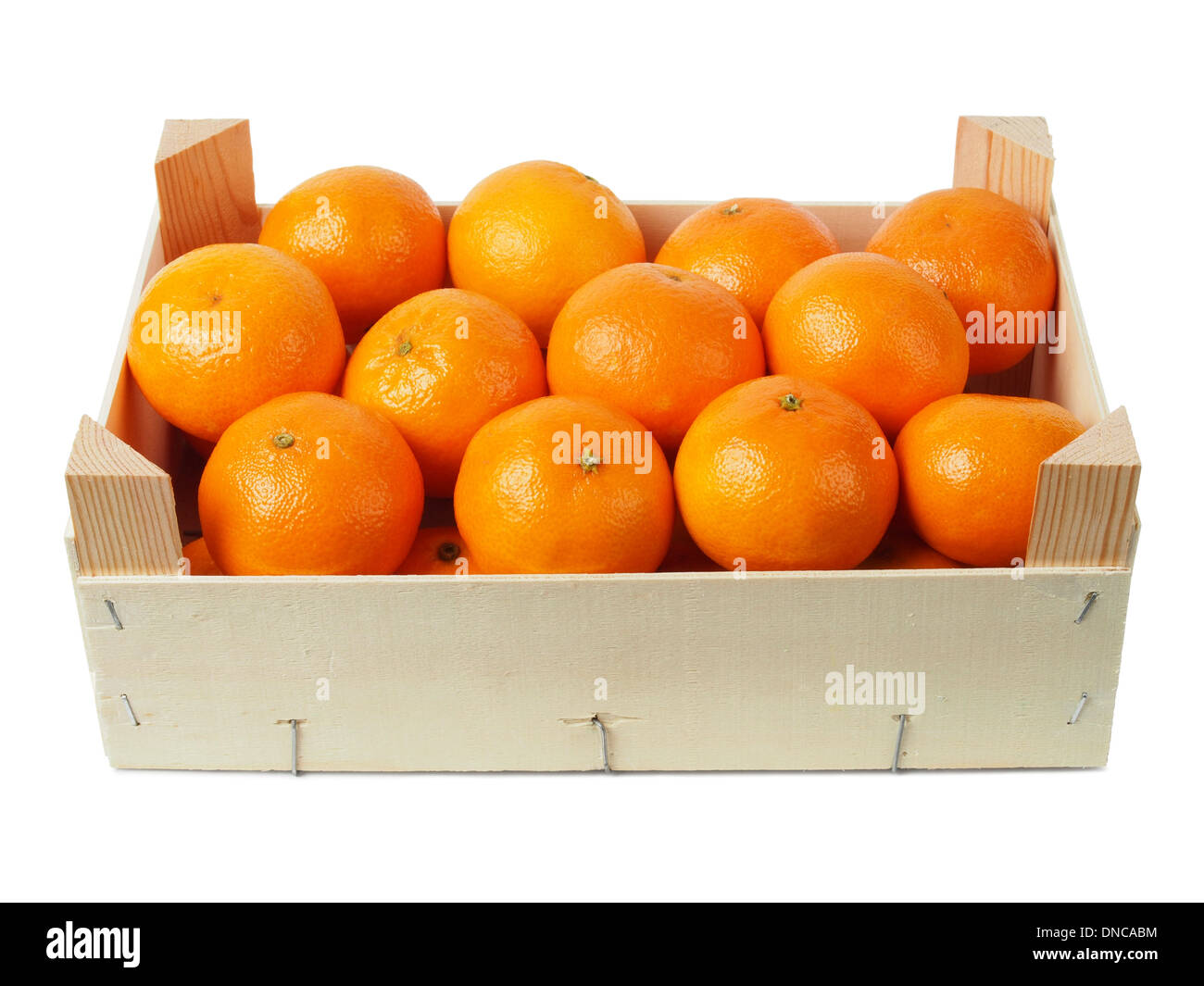 Set of clementines in a box isolated on white Stock Photo Alamy