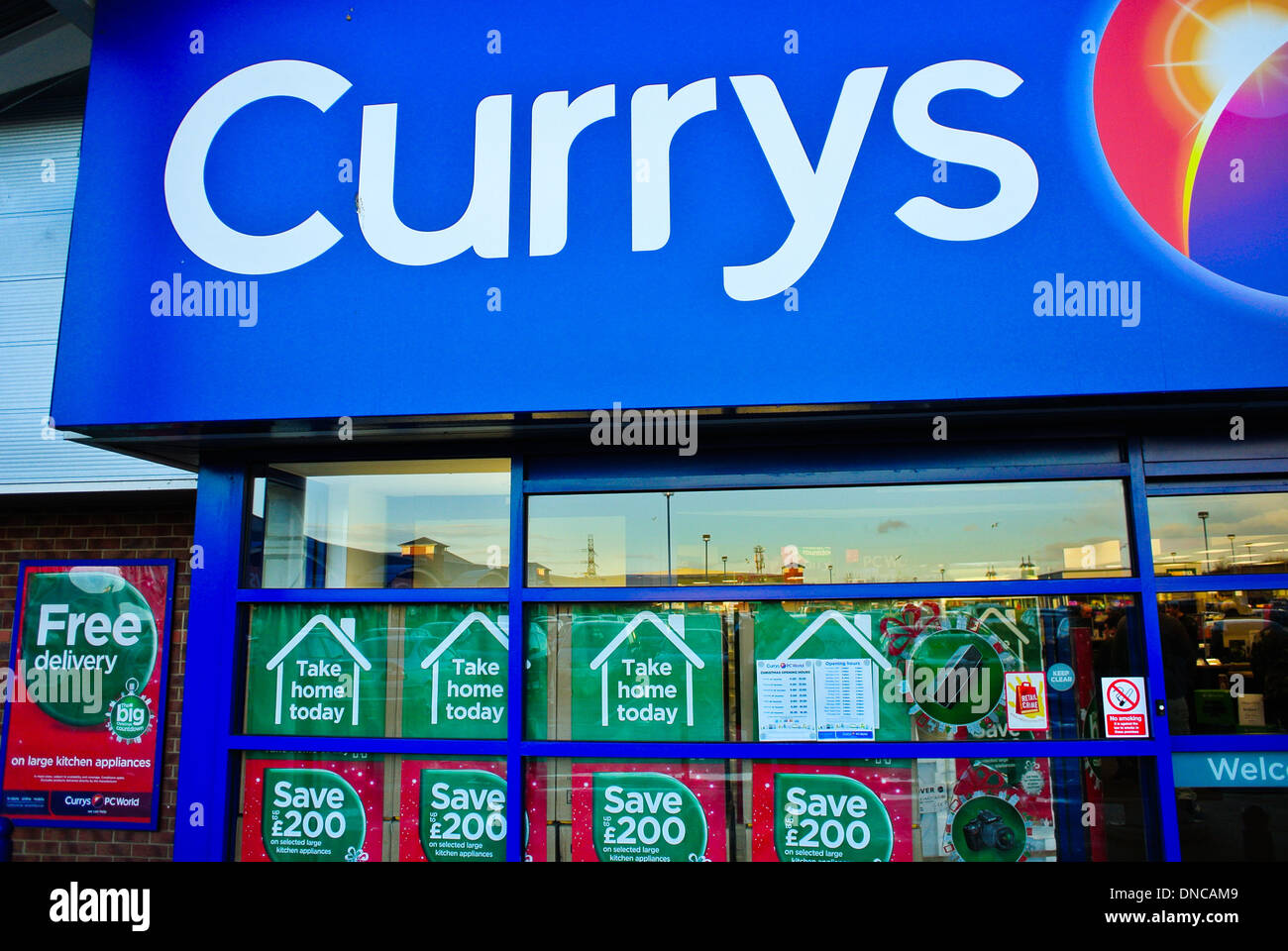 Currys store sign Stock Photo Alamy