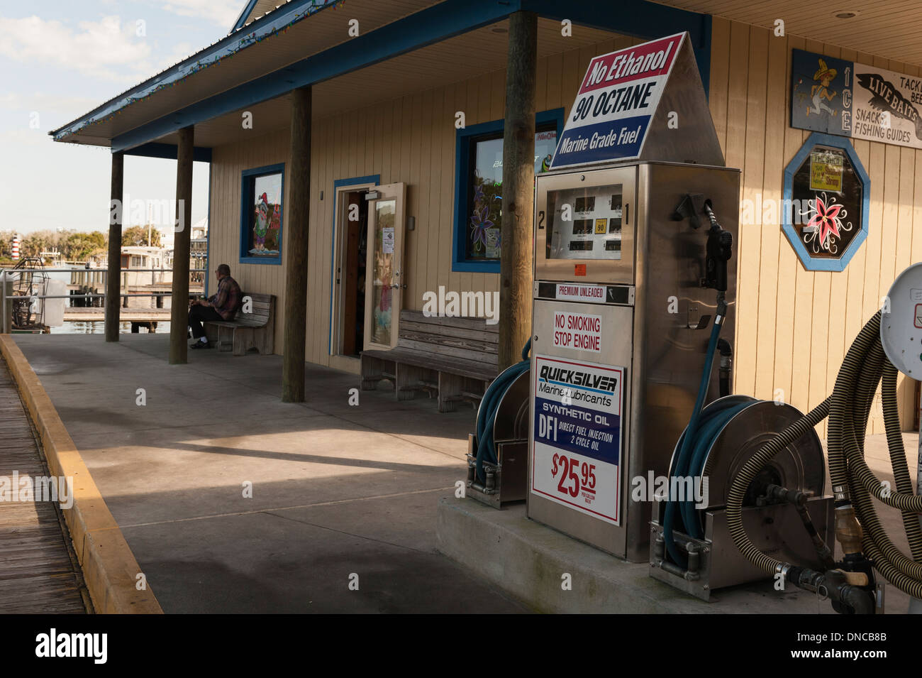 A Boat Marina on the Homosassa Springs River in Homosassa Springs