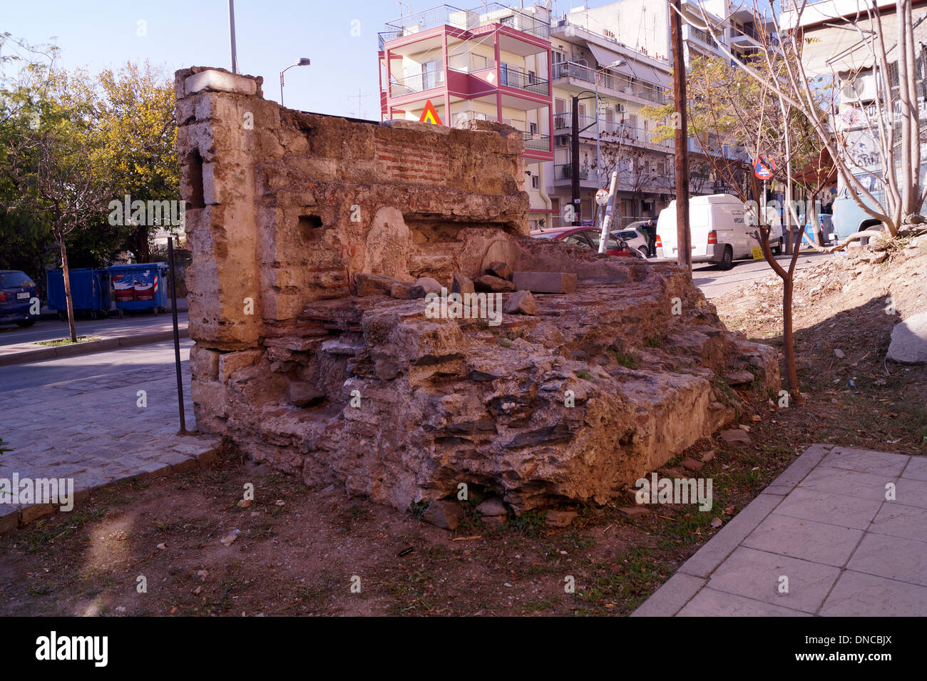 Old cistern, Upper Town Thessaloniki, Greece Stock Photo