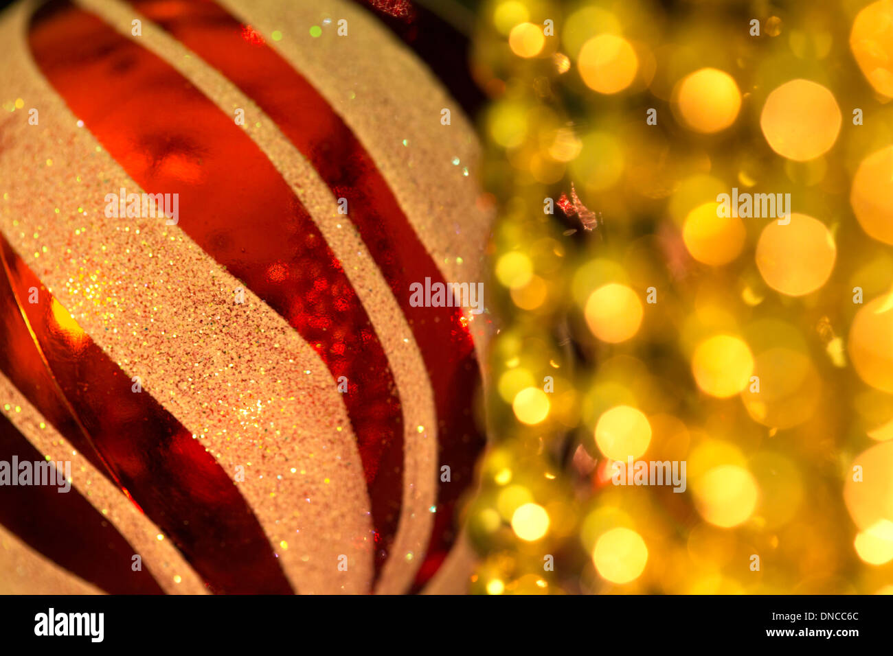 Christmas tree decorations, England, UK Stock Photo Alamy