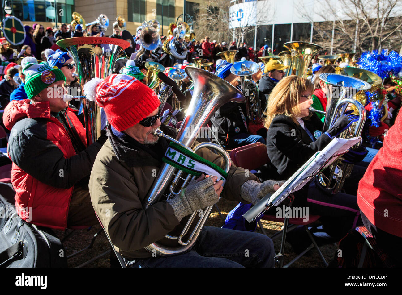 Tuba christmas denver hires stock photography and images Alamy