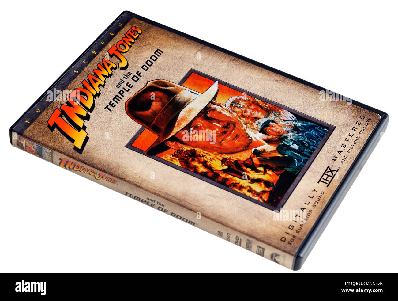 indiana Jones films on DVD Stock Photo