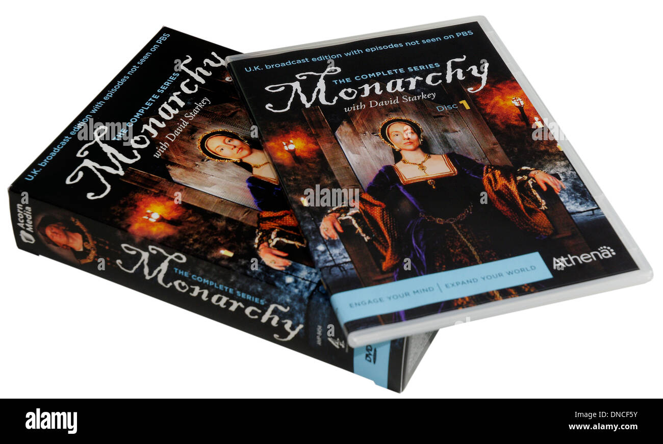 Monarchy TV Documentary series by David Starkey Stock Photo