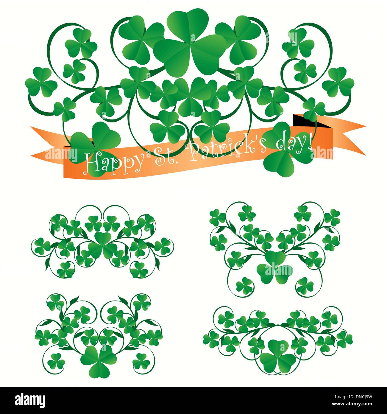 St. Patrick's Day Elements Stock Vector
