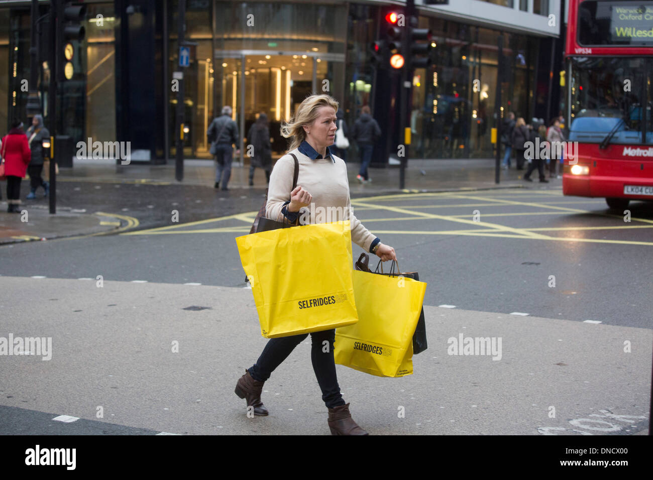 Oxford street shopping bags hi-res stock photography and images - Alamy