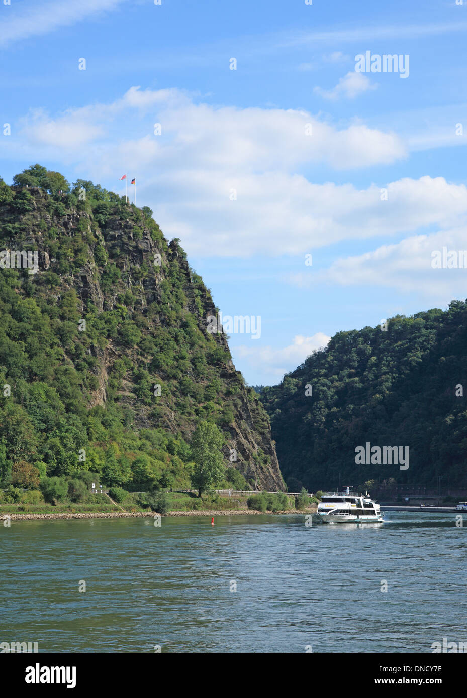 Germany, Upper Middle Rhine Valley, Loreley, UNSCO World Heritage Stock Photo