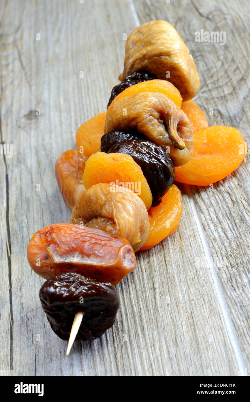 Christmas sweet exotic dried fruits, dates, prunes and apricots and figs  Stock Photo - Alamy