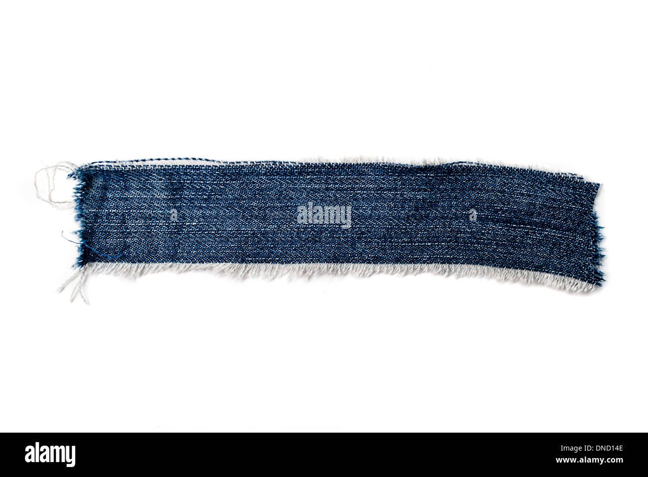 Torn blue jeans texture as copy space, denim texture Stock Photo