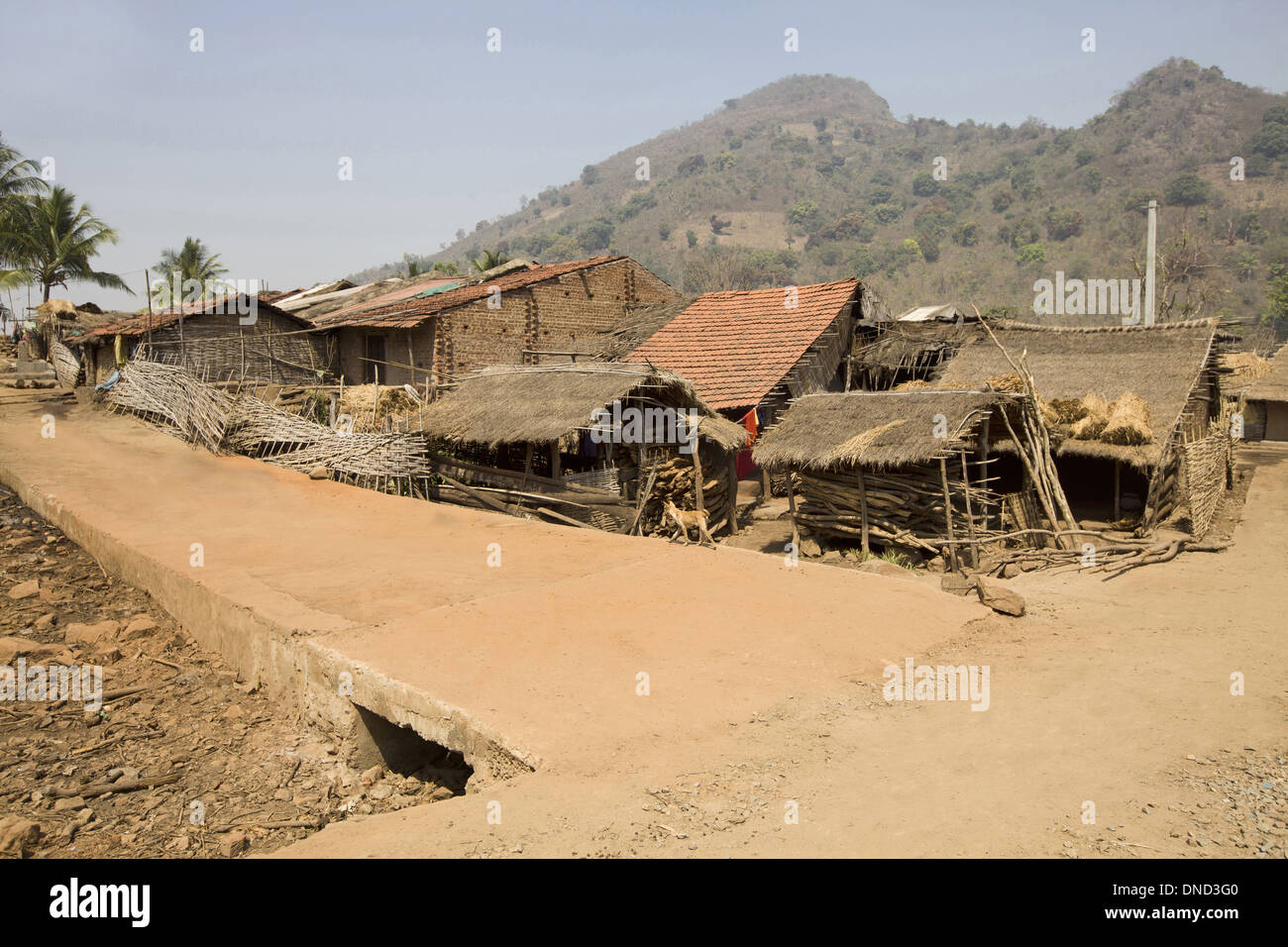 Village settlement, Orissa, India Stock Photo Alamy