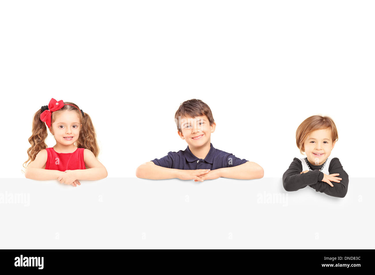 Girl boy poster standing Cut Out Stock Images & Pictures - Alamy