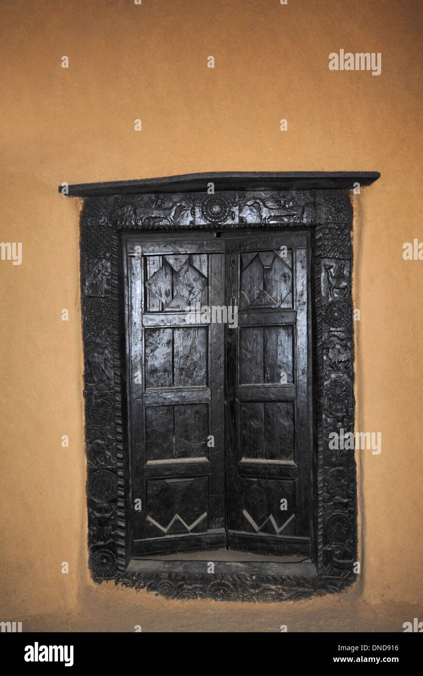 Rural indian door hi-res stock photography and images - Alamy
