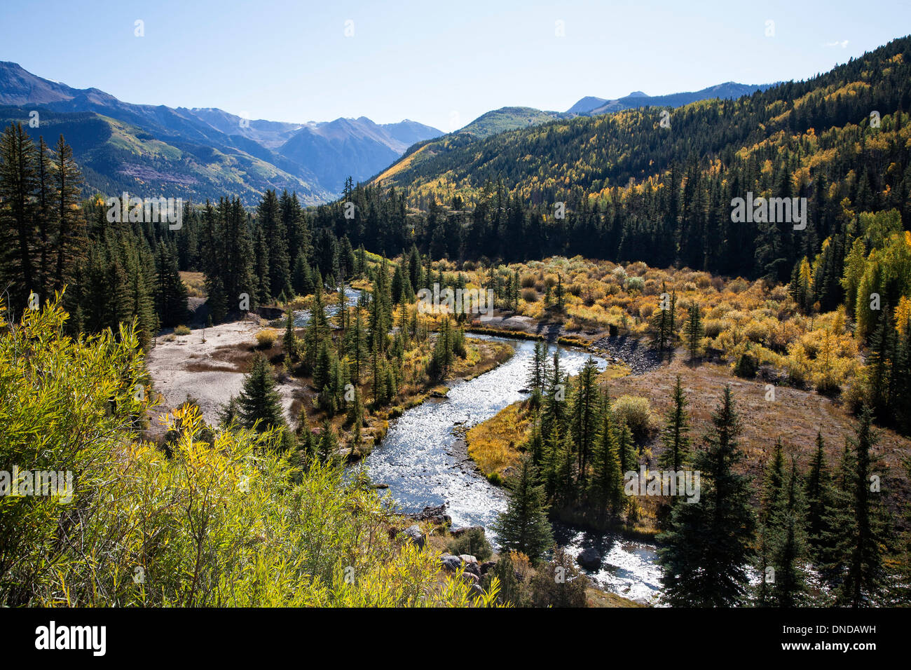 The San Miguel River, Telluride, Colorado Stock Photo Alamy