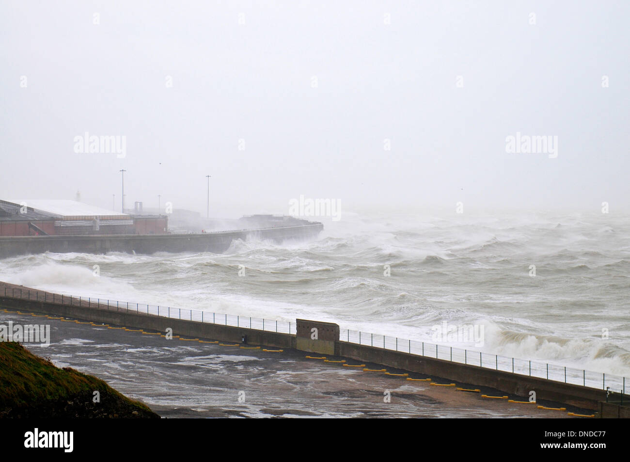 Dover, UK. 23rd Dec, 2013. Storm force winds have caused delays and cancelations on cross channel ferry routes from Dover. The stormy weather, with winds exceeding 70 MPH, was expected to cause siruption across the country. Credit:  graham mitchell/Alamy Live News Stock Photo