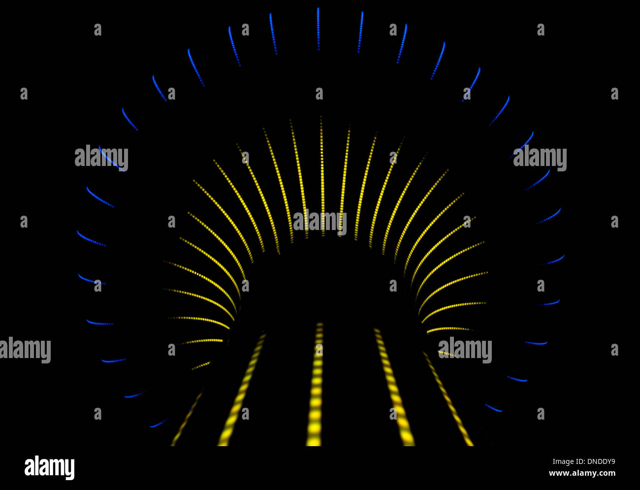 Neon blend circle lines hi-res stock photography and images - Alamy