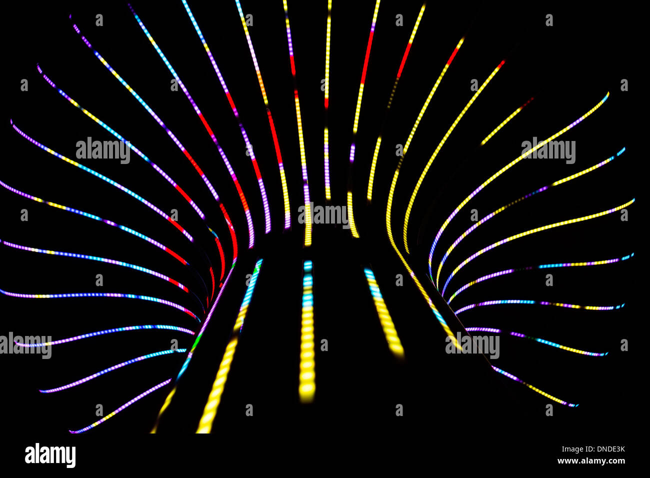 Neon blend circle lines hi-res stock photography and images - Alamy