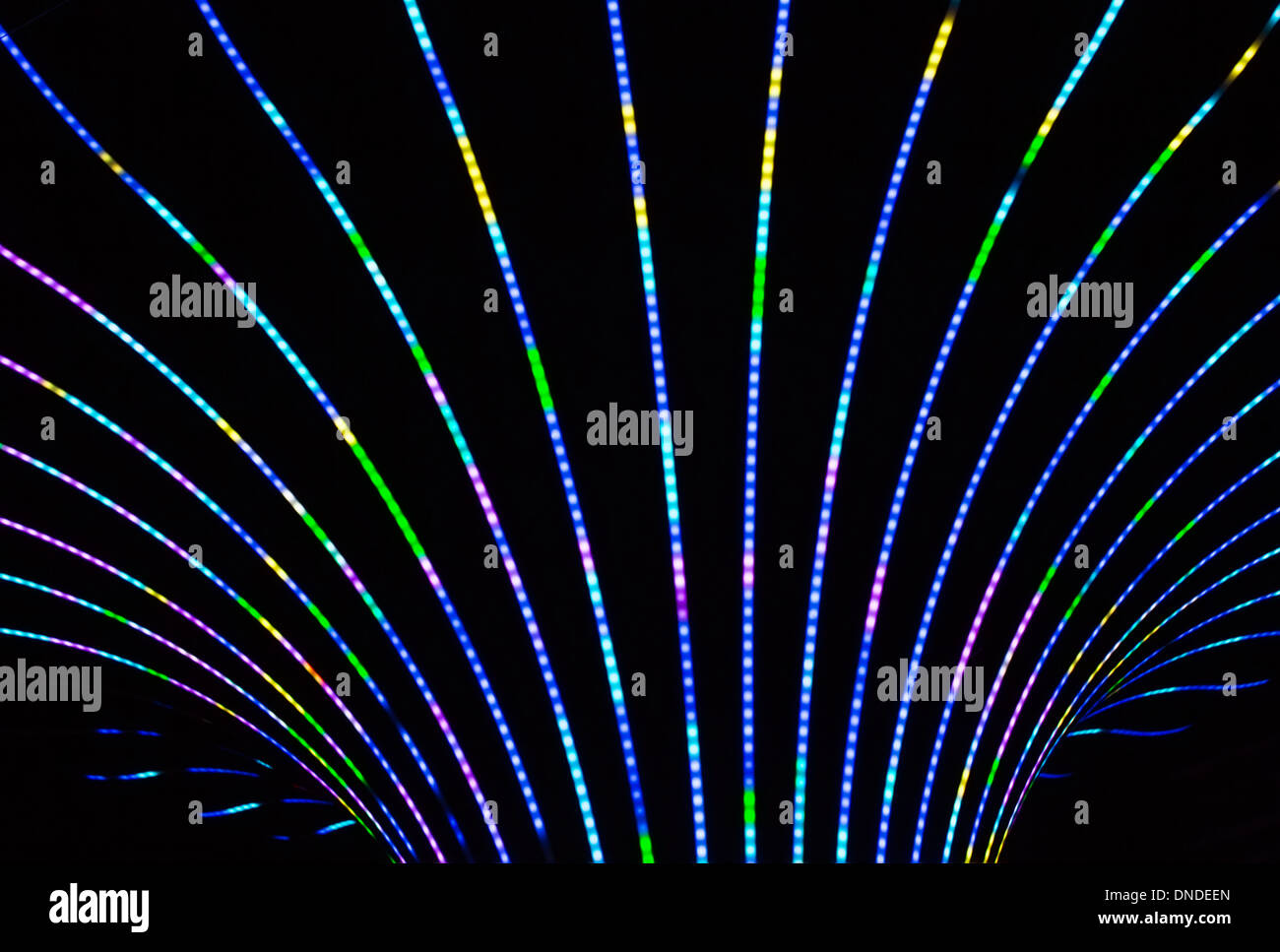 Neon blend circle lines hi-res stock photography and images - Alamy