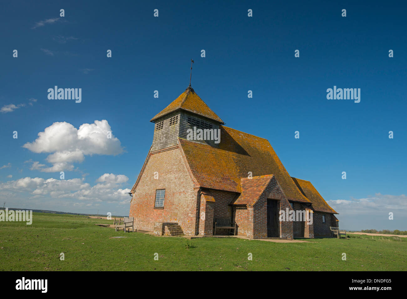 Fairfield Church, Kent, England Stock Photo