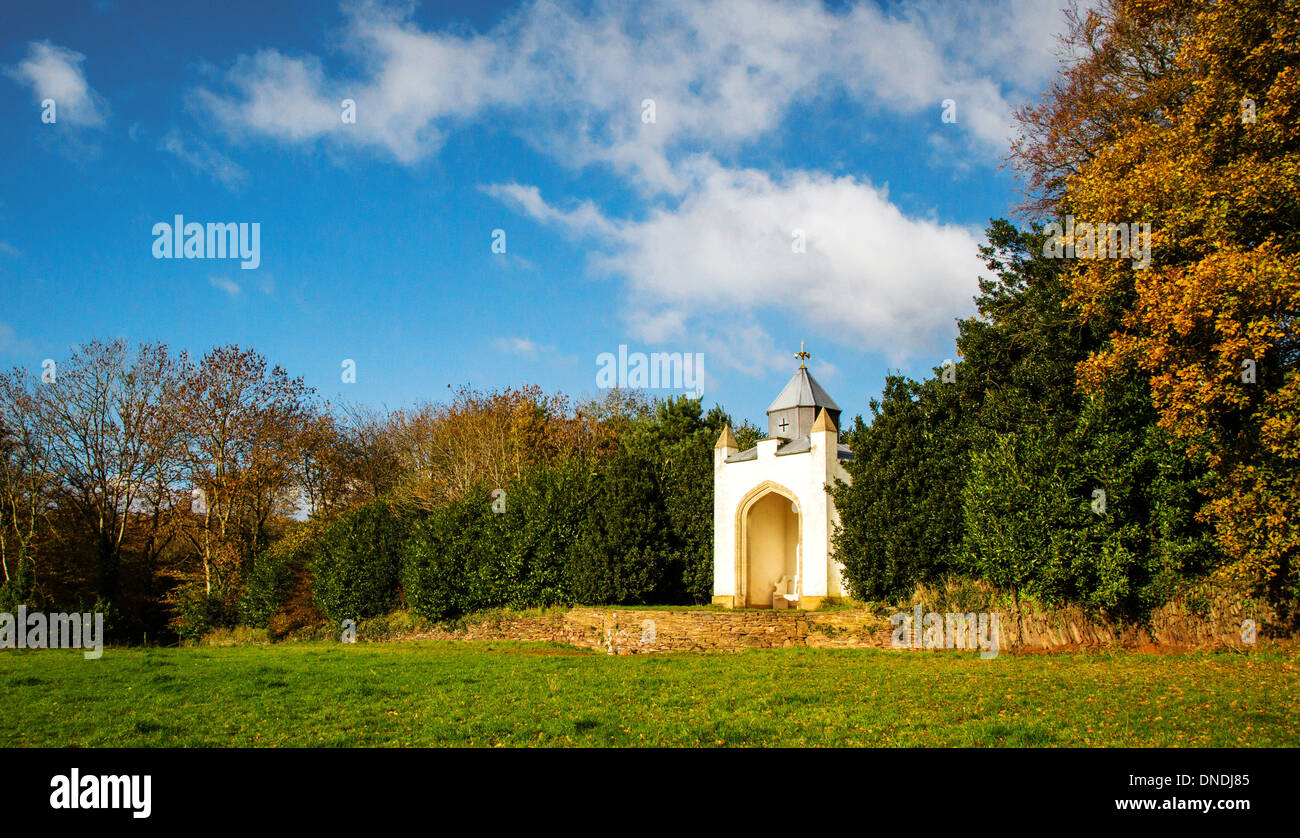 Garden Temple above Hestercombe Gardens in Somerset UK Stock Photo