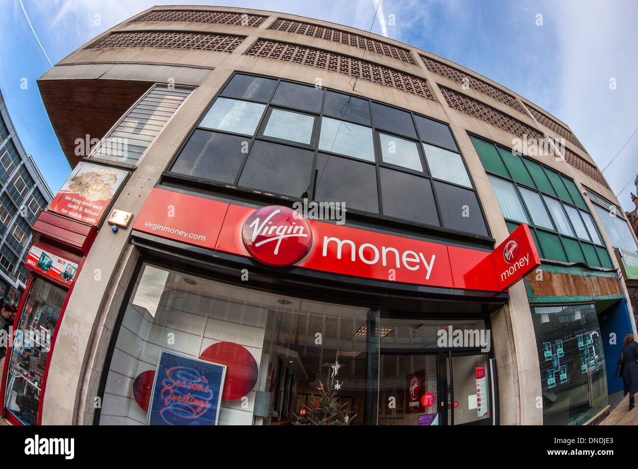 Virgin Money Store Stock Photo