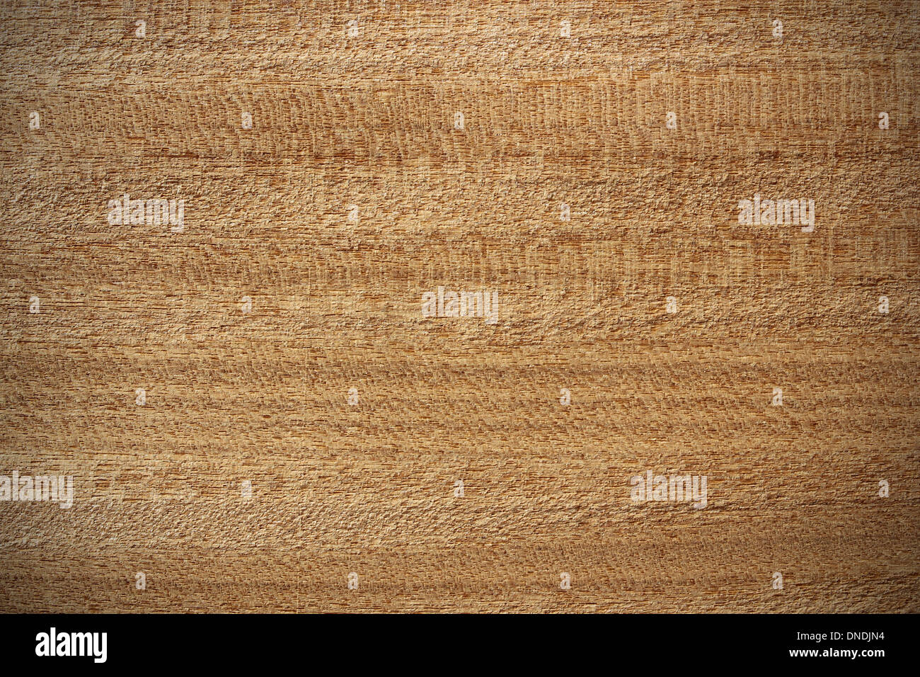 Wood surface, afrormosia (Pericopsis elata) - horizontal lines Stock Photo