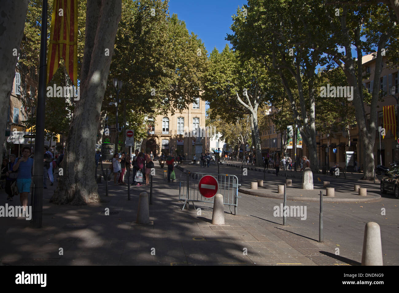 The Cours Mirabeau at Aixen Provence Stock Photo 64841177  Alamy
