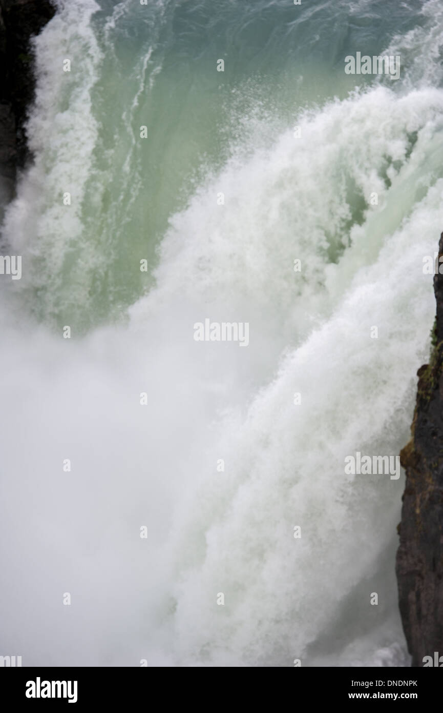 Waterfall, Chile Stock Photo