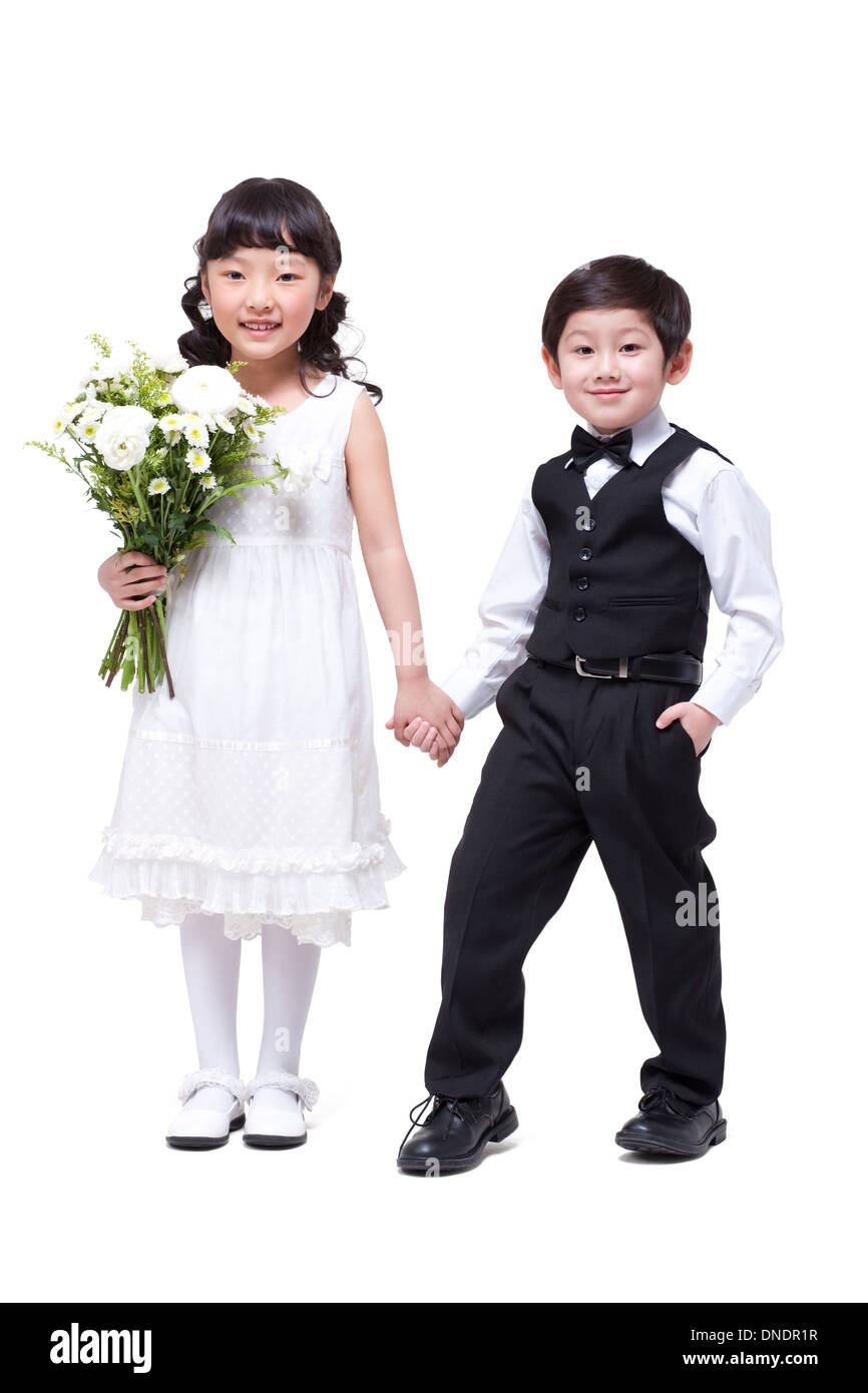 Little Girl And Boy Holding Hands – HXDM