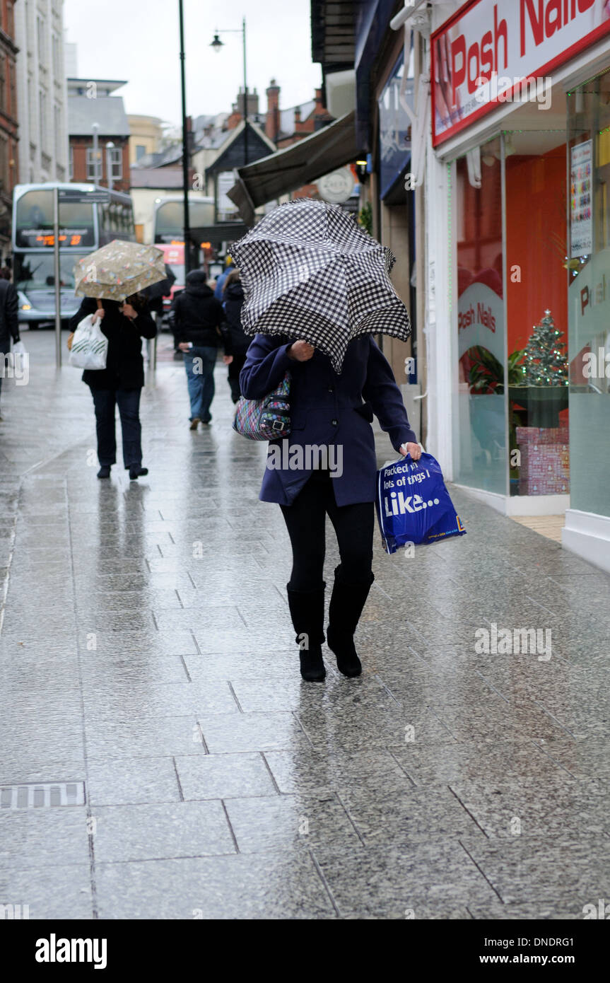 Stormy Weather ,Nottingham City Center Stock Photo Alamy