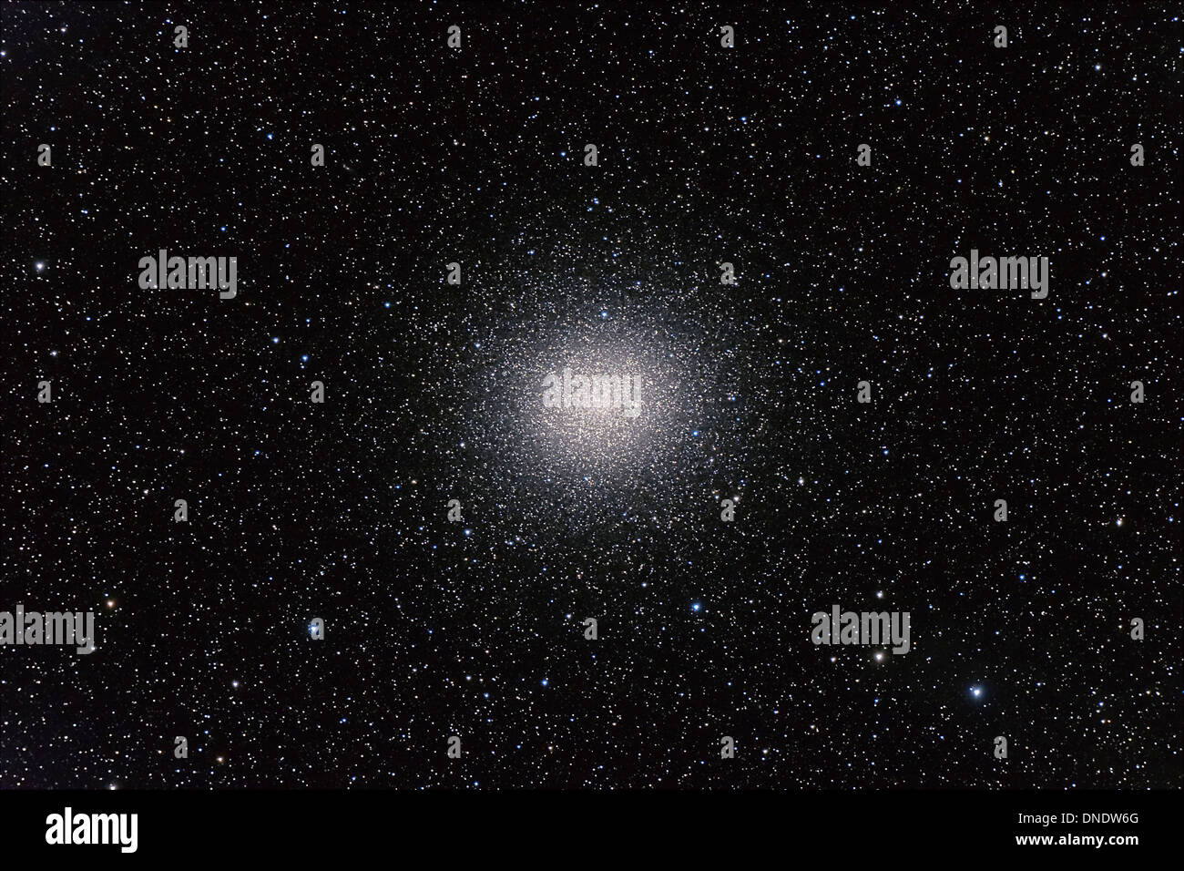 Omega Centauri globular cluster. Stock Photo