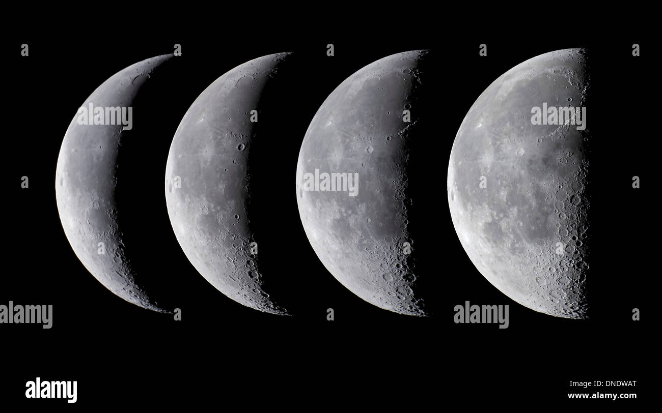 Waning Crescent Moon Phase Stock Photos & Waning Crescent Moon Phase Stock Images Alamy