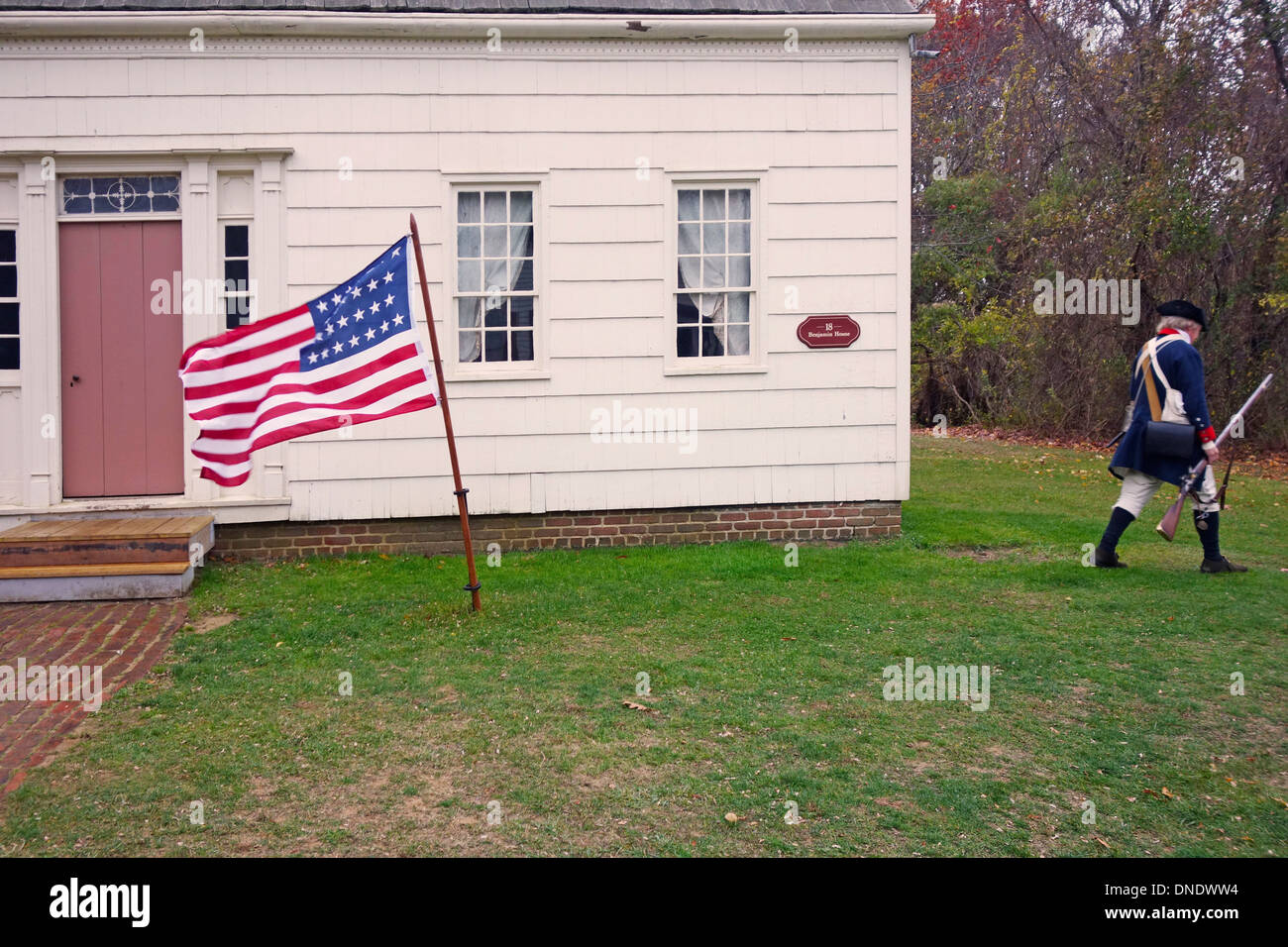 Old Bethpage Village restoration on Long Island NY Stock Photo Alamy