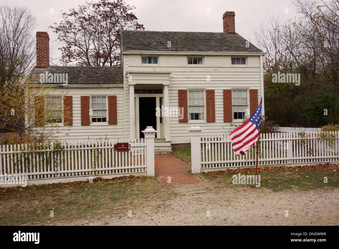 Old Bethpage Village restoration on Long Island NY Stock Photo Alamy