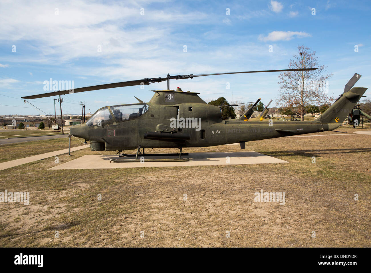 1st Cavalry Division Museum, Ft Hood, Texas Stock Photo