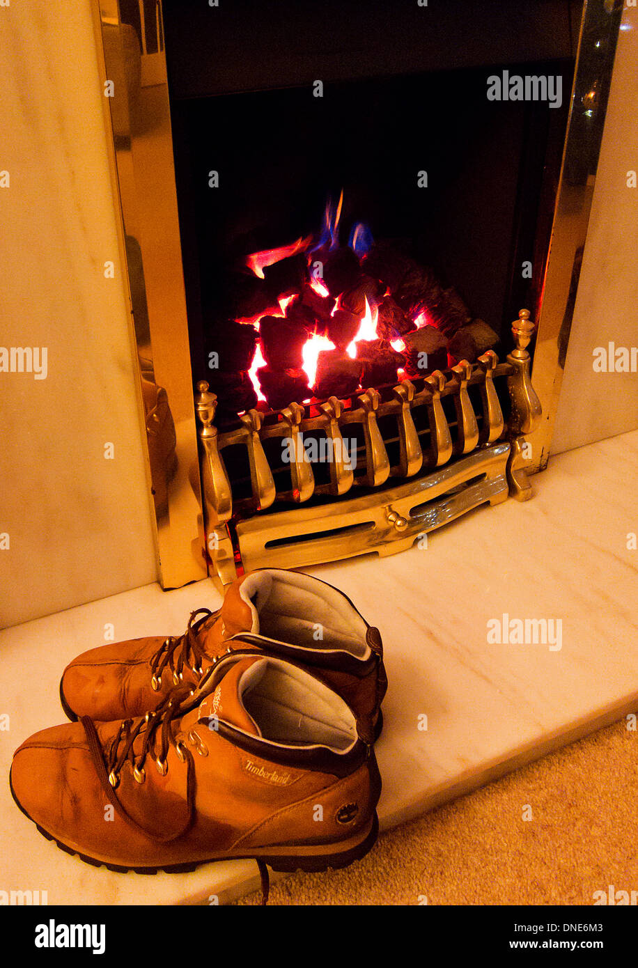 Blue timberland boots hi res stock photography and images Alamy