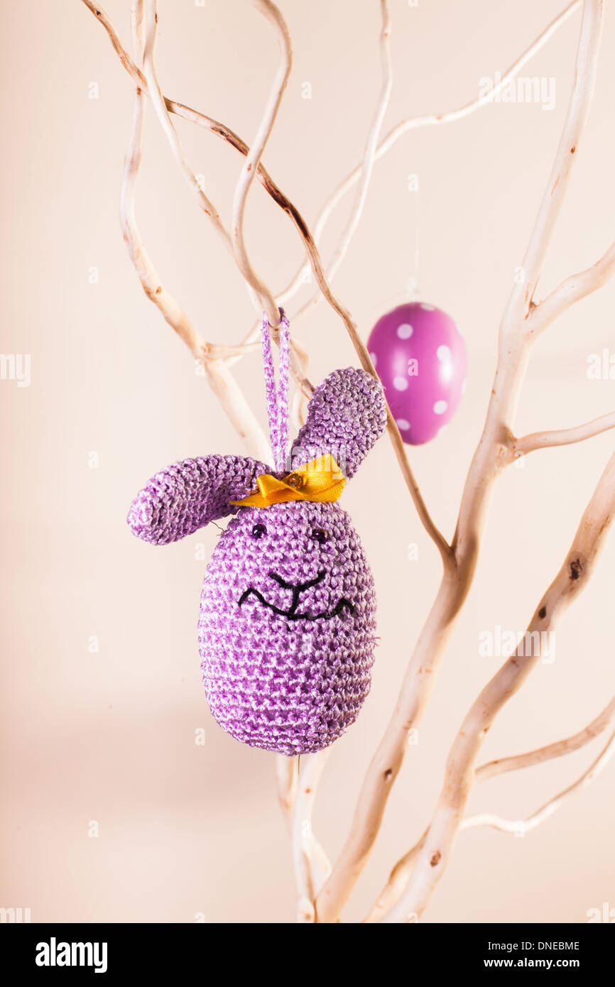 Handmade easter decorations Stock Photo Alamy