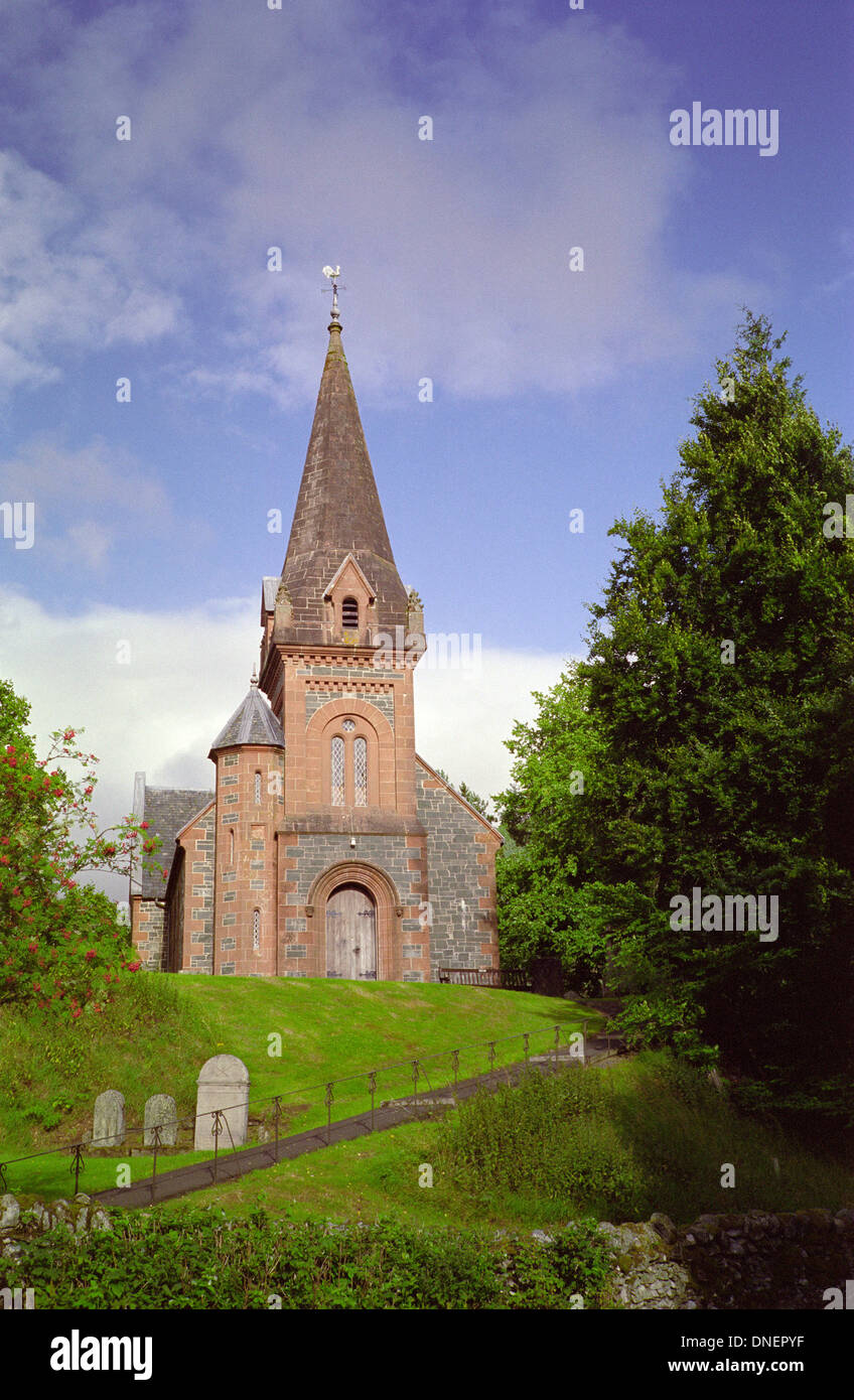 Tweedsmuir Kirk ( Church of Scotland ), Tweeddale, Borders County, Scotland, UK Stock Photo