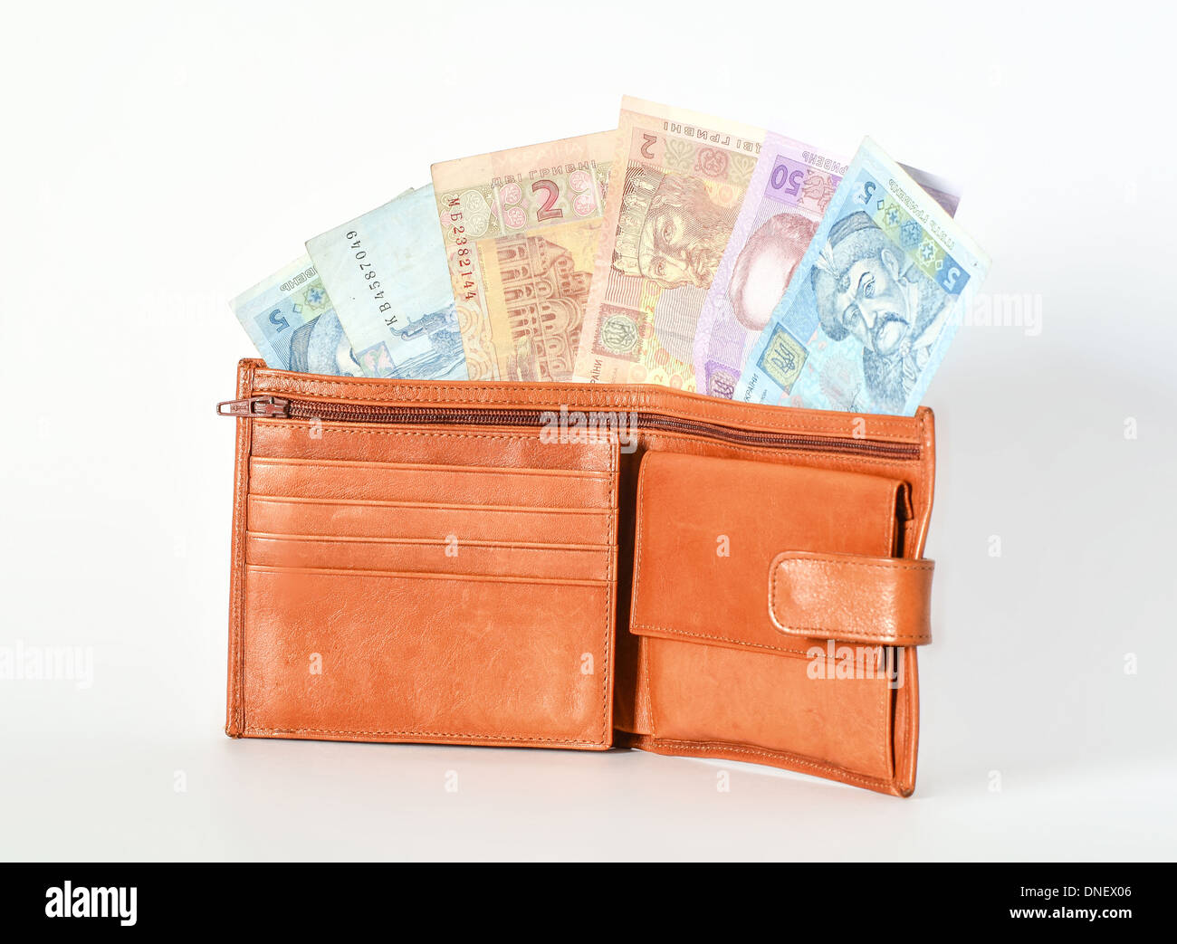 men's wallet purse Stock Photo
